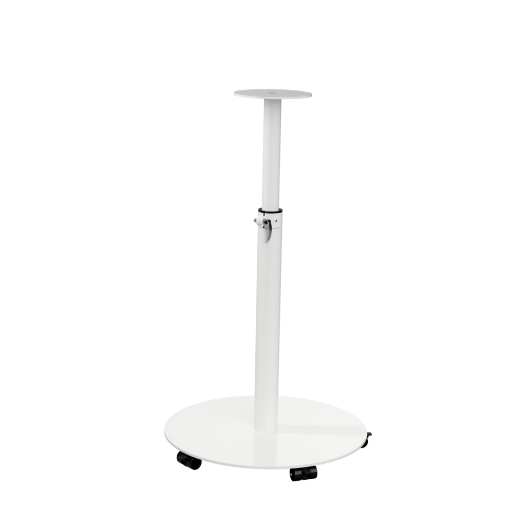 ROL Height adjustable table base with wheels