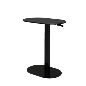 SULAVA S Height adjustable table Black without front panels