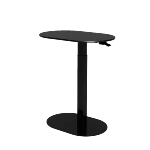 SULAVA S Height adjustable table Black without front panels