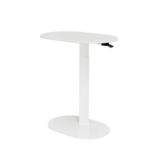 SULAVA S Height adjustable table White without front panels