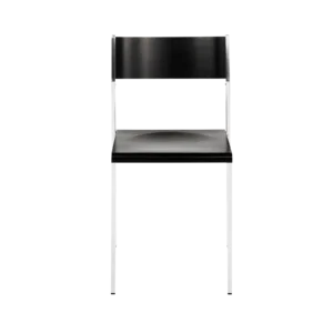 Flow stackable chair front
