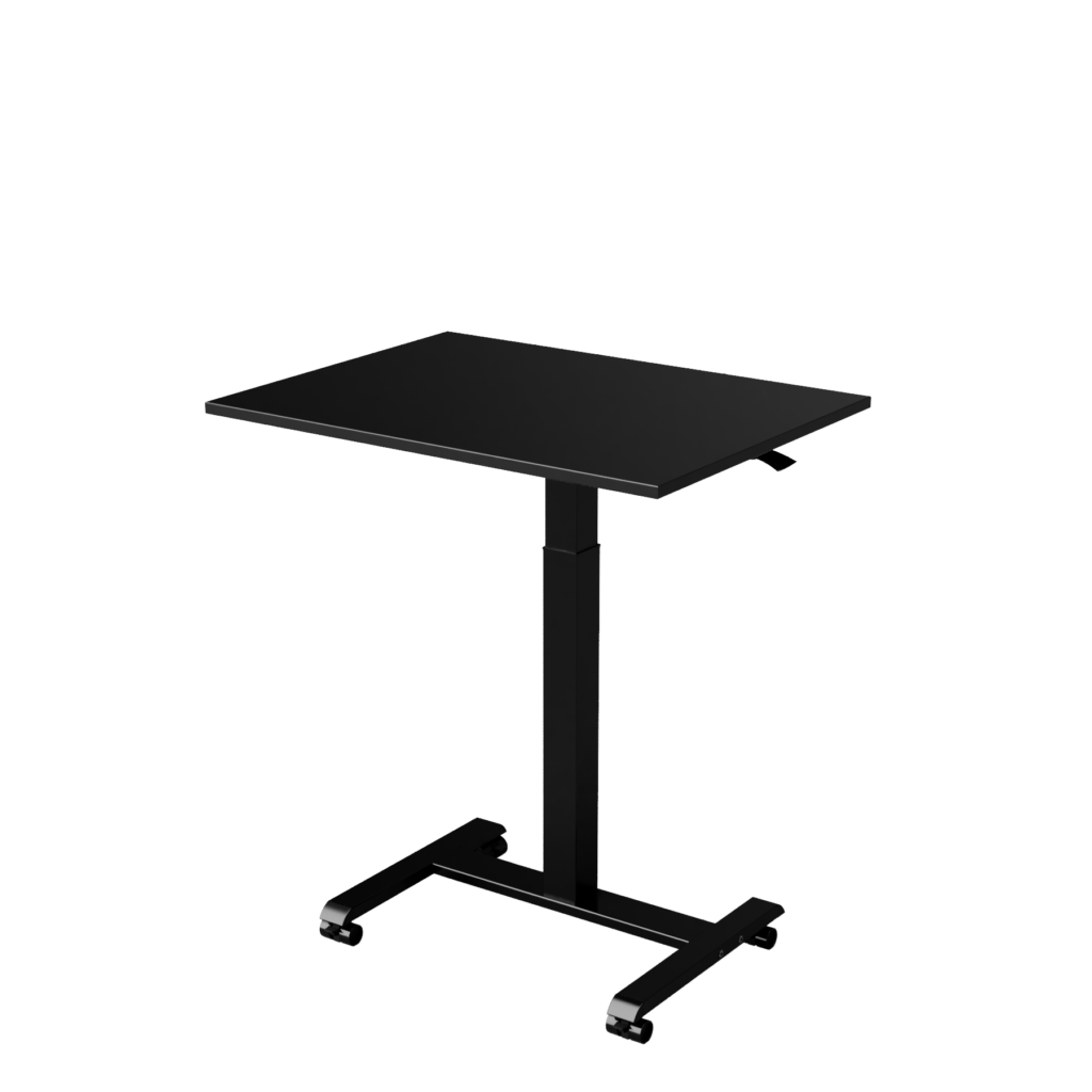 Sit Stand Small Office Desk Black