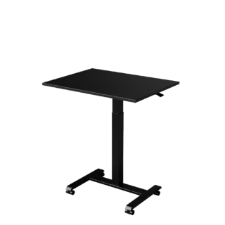 Sit Stand Small Office Desk Black