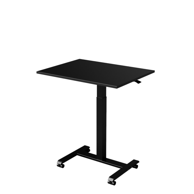 Sit Stand Small Office Desk Black