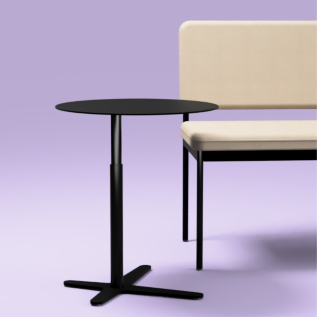 Hiili laptop table with Side sofa